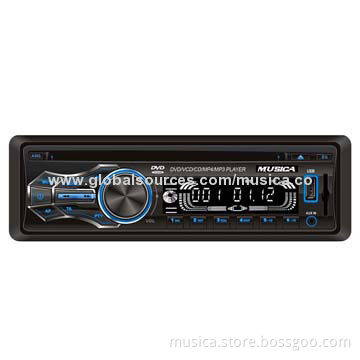 Fix panel car CD player with remote control